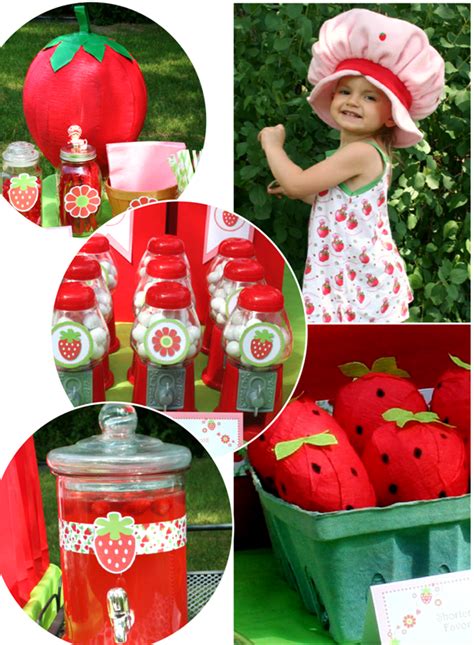 DIY Strawberry Shortcake Birthday Party Ideas - Party Ideas | Party Printables Blog