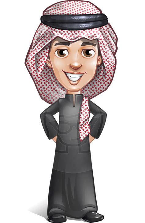 Young Muslim Man Cartoon Vector Character - 112 Illustrations | GraphicMama