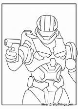 Halo Coloring Pages Updated 2021 sketch template