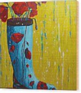 Rain Boot Series Unusual Flower Pots Painting by Patricia Awapara