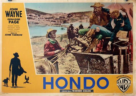 "HONDO" MOVIE POSTER - "HONDO" MOVIE POSTER