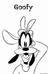 Cartoon Disney Goofy 1ecd Coloring Pages Printable sketch template