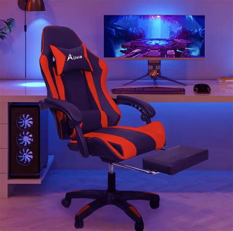 gaming chair recliner massage | eBay