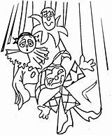 Puppet Show Coloring Sheets Pages Sketch Page sketch template