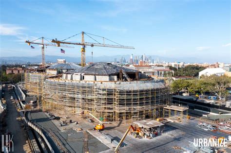 Lucas Museum tops out, delays opening to 2023 | Urbanize LA