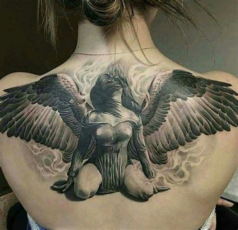 Amazing Sleeve Tattoos For Women (78) | Guardian angel tattoo designs ...