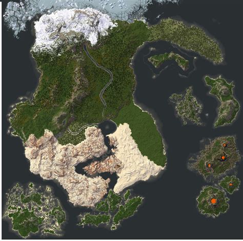 Small rpg map 5600x5600 [WorldPainter] Minecraft Map