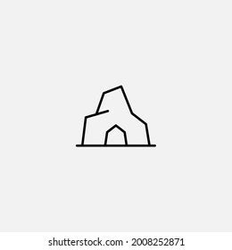 Cave Icon Sign Vectorsymbol Logo Illustration Stock Vector (Royalty Free) 2008252871 | Shutterstock