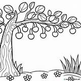 Cherry tree coloring Page Download Or Print For Free sketch template