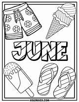 Cute June Coloring Pages  100% Free Printable PDFs sketch template