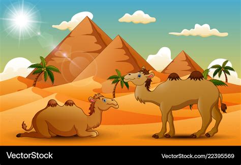 Desert Background Cartoon