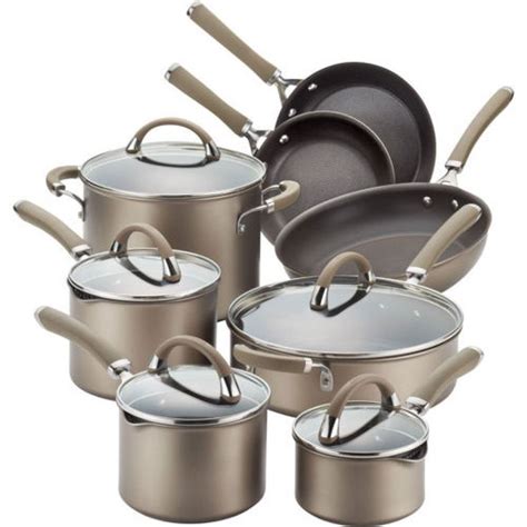 Amazon.com: Circulon Circulon Premier Professional 13-piece Hard-anodized Cookware Set Bronze ...