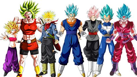 Dragon Ball Saiyan Transformations