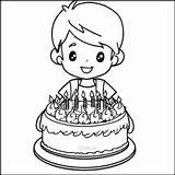 دانلود برگه های رنگ آمیزی نقاشی کیک تولد  دولک sketch template