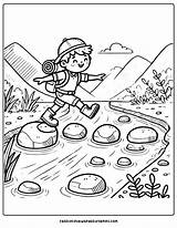 25 Hiking Coloring Pages  For Kids sketch template