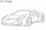 Ferrari 458 Italia Coloring Pages sketch template