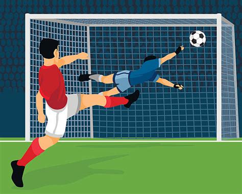 Kicking Goal Illustrations, Royalty-Free Vector Graphics & Clip Art - iStock