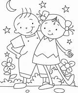 Friendship Coloring Pages  Best For Kids sketch template