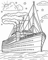 Titanic Coloring Cool2bkids Ausdrucken Disegni Kolorowanki Bateaux  sketch template