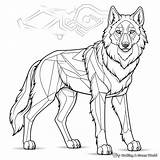 Wolf Pictures To Print And Color sketch template