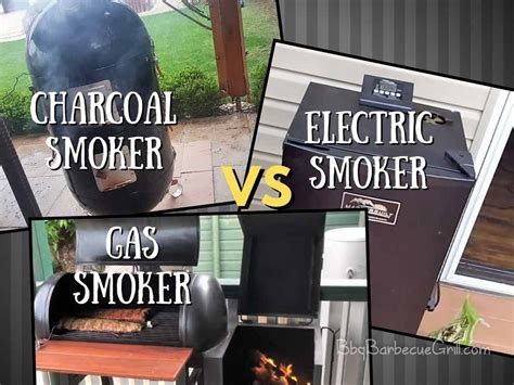 What's the Difference Among a Gas Smoker, Electric Smoker and Charcoal Smoker? - BBQ, Grill