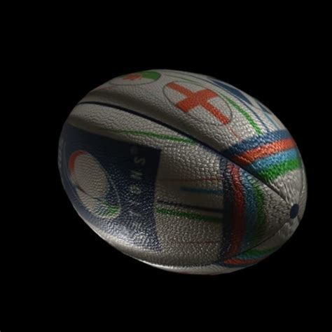 rugby ball six nations 3D model | CGTrader