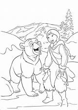 Brother Bear 4 coloring Page sketch template
