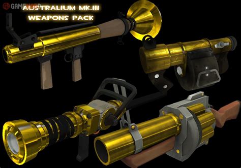 Australium MK.III Weapons Pack Part 1 » TF2 - Skins Packs | GAMEMODD