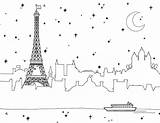 Eiffel Tower Landscape Coloring Pages  sketch template