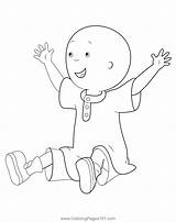 Caillou And Gilbert Coloring Pages sketch template