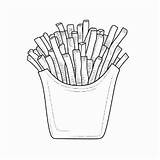 French Fries coloring Pages – Coloring Corner sketch template