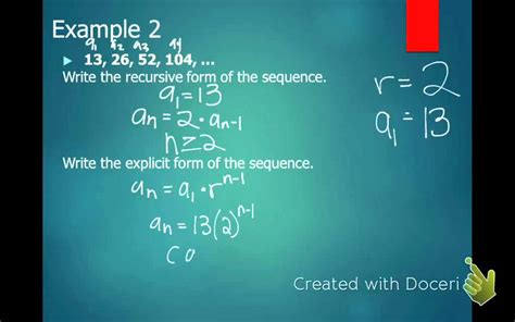 12.c Geometric Sequences - YouTube