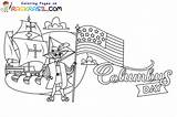 Columbus Day Coloring Pages sketch template