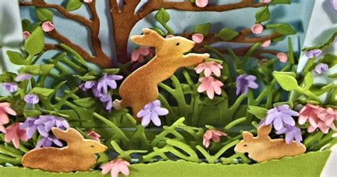 Rabbit Diorama Scene - KittieKraft