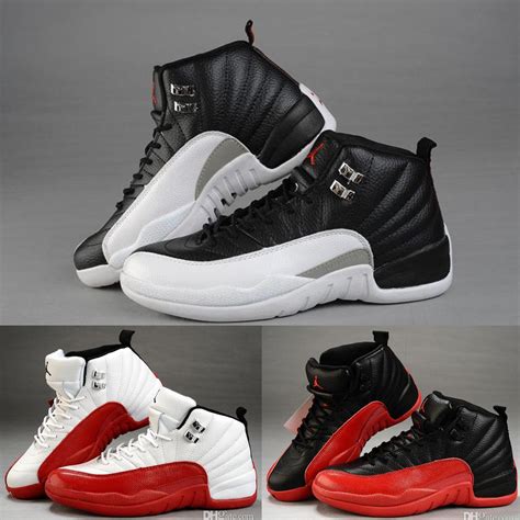 Nike Air Jordan 12 Xii Taxi Playoff Black Flu Game Cherry Mens Womens Basketball Shoes, Brand ...