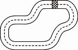 Race Track Coloring Page Pages sketch template