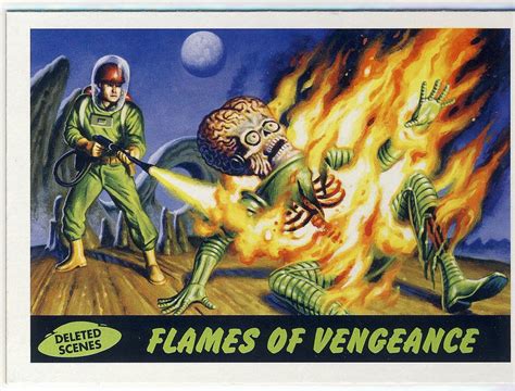 Mars Attacks 50th Anniversary Deleted Scenes and Sketch-Cards | Mars attacks, Science fiction ...