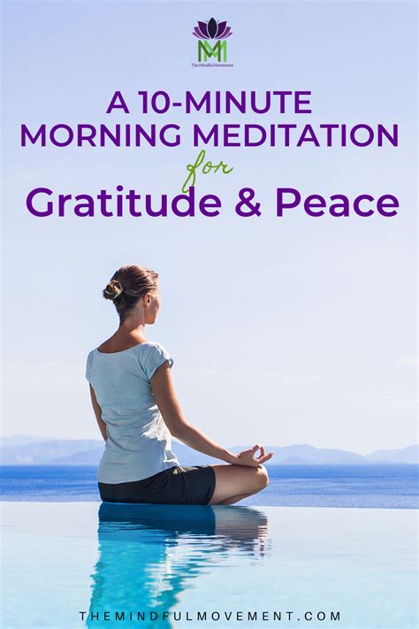 10 Minute Morning Meditation for Gratitude and Positivity | Morning ...