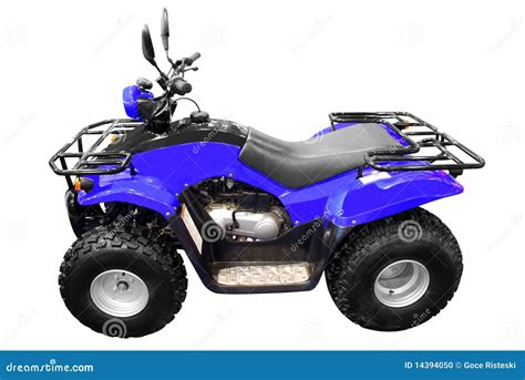 Blue Quad Bike Royalty-Free Stock Image | CartoonDealer.com #39697222