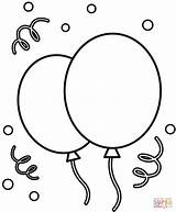 Birthday Balloons coloring Page  Free Printable Coloring Pages sketch template