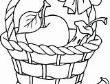 Picnic Basket Coloring Page At GetColoringscom  Free Printable sketch template