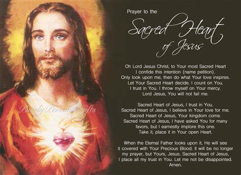 Colored Background Sacred Heart of Jesus Novena Trifold Prayer Pamphlet ...