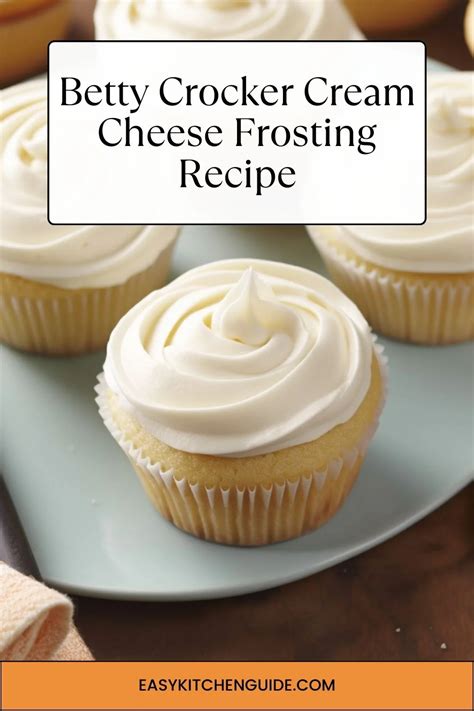 Betty Crocker Cream Cheese Frosting Recipe