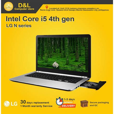 Laptop LG N series Intel Core i5 4th gen 8GB RAM 120GB SSD | Shopee Philippines