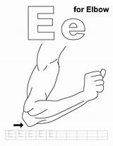 Elbow Coloring Pages sketch template
