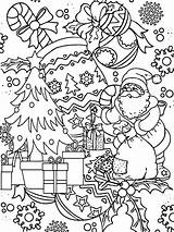 Free Downloadable Christmas Coloring Sheets For Adults Enjoy Relaxation sketch template