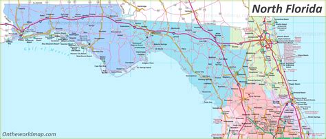 Northwest Florida County Map