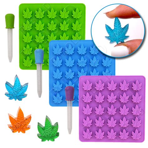 Marijuana Cannabis Hemp Leaf Silicone Molds Candy Weed Pot Mold Chocolate Gummy | eBay