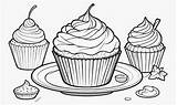 Premium AI Image  Muffin coloring Page For Kids sketch template