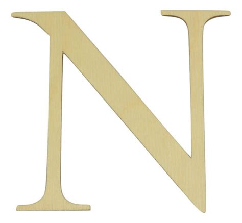 Nu Greek Letter Cutout | Greek Wooden Letter Nu